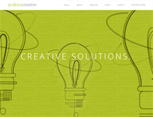 Tablet Screenshot of jenkinscreative.com